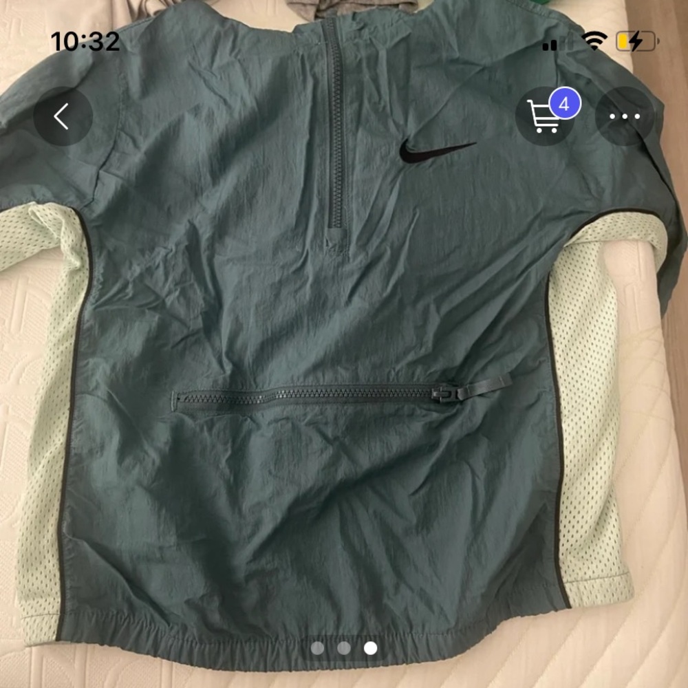 Nike Boys' Green and Blue Windbreaker